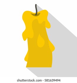  Candle icon. Flat illustration of candle vector icon for web