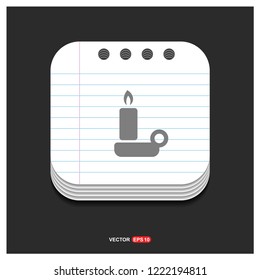 Candle Icon - Free vector icon