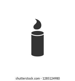 Candle icon graphic design template vector isolated