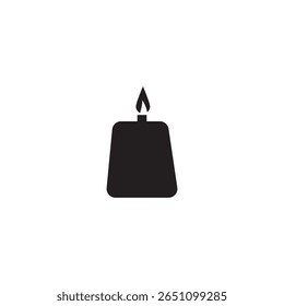 candle icon illustration element design