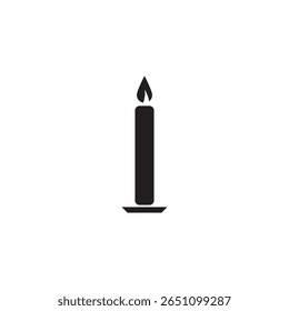 candle icon illustration element design