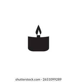 candle icon illustration element design