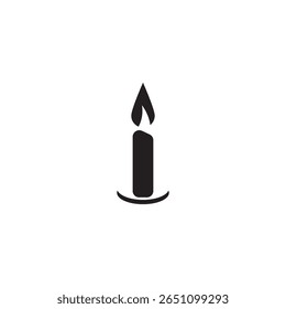 candle icon illustration element design
