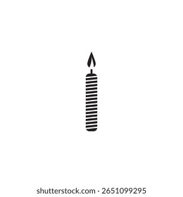 candle icon illustration element design