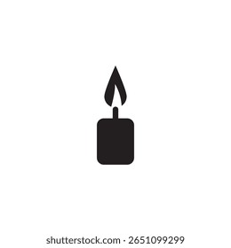 candle icon illustration element design