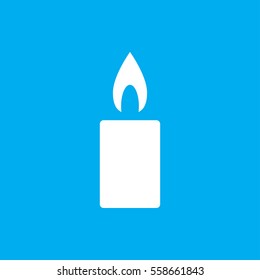 candle icon illustration isolated vector sign symbol