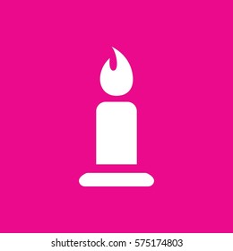candle icon illustration isolated vector