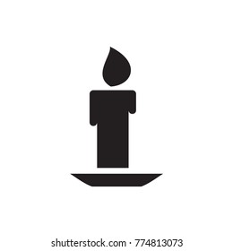 candle icon illustration isolated vector sign symbol