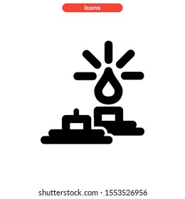candle icon isolated sign symbol vector illustration - high quality black style vector icons
