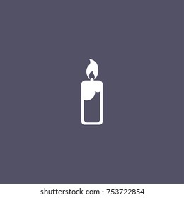 Candle icon for light