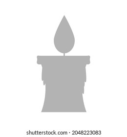 candle icon on a white background