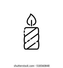 Candle, Icon, Pictogram