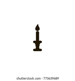 candle icon. sign design