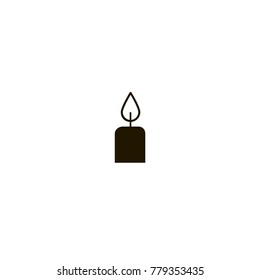 candle icon. sign design