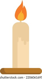 Icono de la vela, símbolo o logotipo