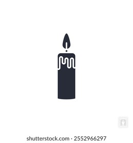 candle icon. candle Symbol sign for mobile concept and web design. Vector icon, Logo illustration, Vector graphics