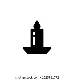 Candle icon , Thanksgiving Symbol.