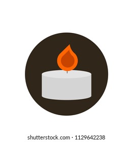 Candle icon. vector