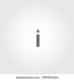 Candle icon - Vector