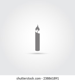 Candle icon - Vector