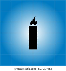 Candle icon - Vector
