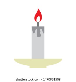 candle icon vector design template