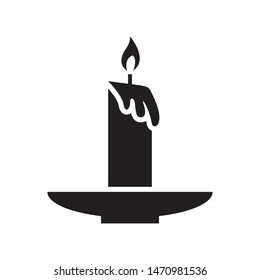 candle icon vector design template
