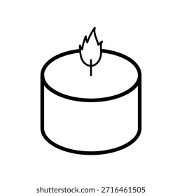 Candle icon vector design templates simple and modern
