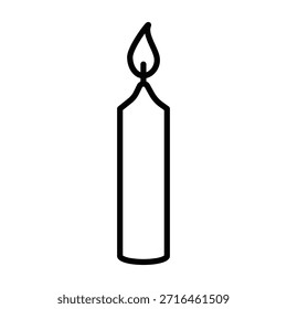 Candle icon vector design templates simple and modern