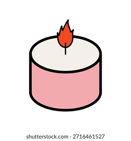 Candle icon vector design templates simple and modern