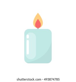 candle icon. vector illustration
