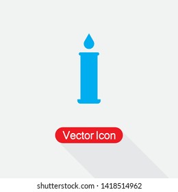 Candle Icon Vector Illustration Eps10