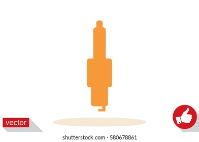 Candle icon. Vector illustration eps10.
