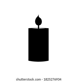 candle icon vector illustration logo template