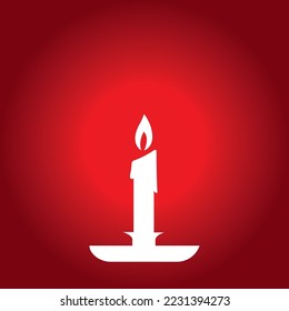 candle icon vector illustration template design