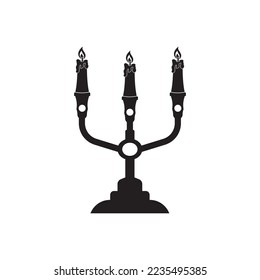candle icon vector illustration template design