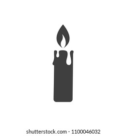 Candle icon vector image