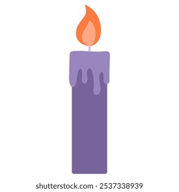 Candle icon vector icon isolated on white background.