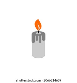 candle icon, candle vector sign symbol