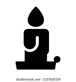 Kerzensymbol, Wachssymbol, Vektorgrafik