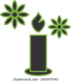 Candle icon for your project
