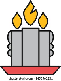 Candle icon for your project
