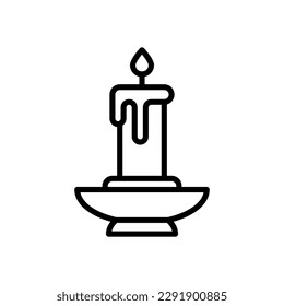 candle icon for your website design, logo, app, UI.