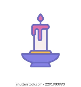 candle icon for your website design, logo, app, UI.