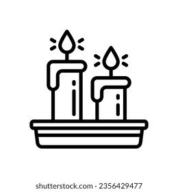 candle icon for your website, mobile, presentation, and logo design.