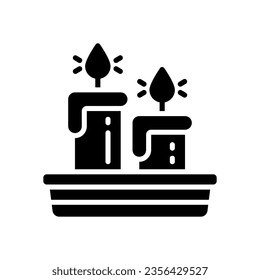 candle icon for your website, mobile, presentation, and logo design.