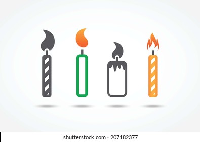 Candle icons