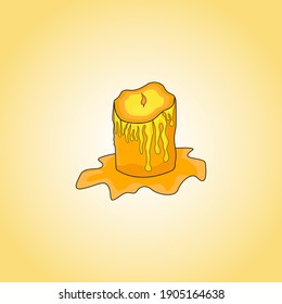 candle illustration graphic vector design