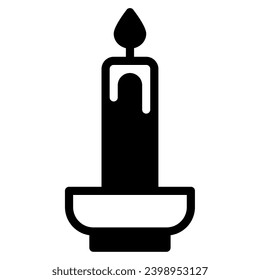 Candle Illustration Icons For web, app, infographic, etc