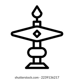 Kerzengrafik, Vektorgrafik und Logo für das neue Jahr Symbol perfekt. Symbol aus der modernen Kollektion für mobiles Konzept und Web. Schönes Design perfekt.